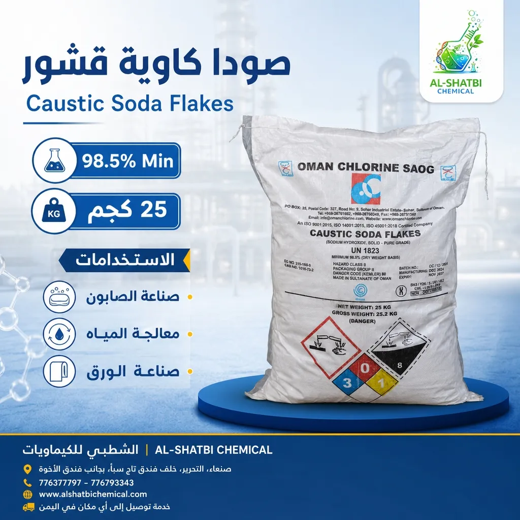 صوديوم هيدروكسيد – Sodium Hydroxide (NaOH)
